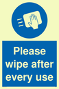 MH6160: Please wipe after every use