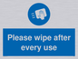 MH6160: Please wipe after every use