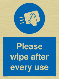 MH6160: Please wipe after every use