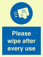 MH6160: Please wipe after every use