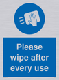 MH6160: Please wipe after every use
