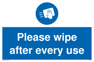 MH6160: Please wipe after every use