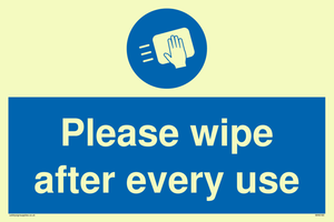 MH6160: Please wipe after every use