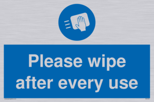 MH6160: Please wipe after every use