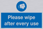 MH6160: Please wipe after every use