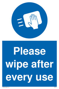 MH6160: Please wipe after every use