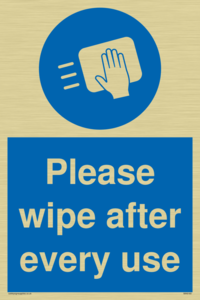 MH6160: Please wipe after every use