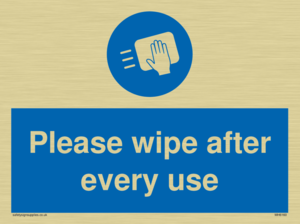 MH6160: Please wipe after every use