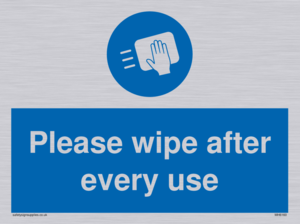 MH6160: Please wipe after every use