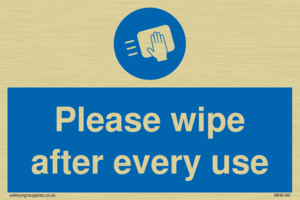 MH6160: Please wipe after every use