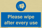 MH6160: Please wipe after every use