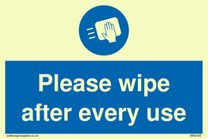 MH6160: Please wipe after every use