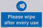 MH6160: Please wipe after every use