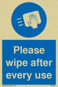 MH6160: Please wipe after every use