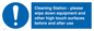 MH6161: Cleaning Station - please wipe down equipment and other high touch surfaces before and after use