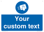 MH6165: Custom Disinfect Sign