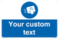 MH6165: Custom Disinfect Sign