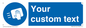 MH6165: Custom Disinfect Sign