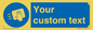MH6165: Custom Disinfect Sign