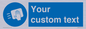 MH6165: Custom Disinfect Sign