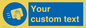 MH6165: Custom Disinfect Sign