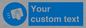 MH6165: Custom Disinfect Sign