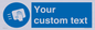 MH6165: Custom Disinfect Sign