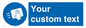 MH6165: Custom Disinfect Sign