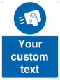 MH6165: Custom Disinfect Sign