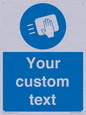 MH6165: Custom Disinfect Sign