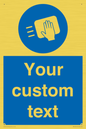 MH6165: Custom Disinfect Sign