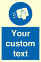 MH6165: Custom Disinfect Sign