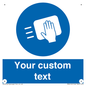 MH6165: Custom Disinfect Sign