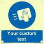 MH6165: Custom Disinfect Sign