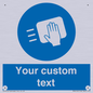 MH6165: Custom Disinfect Sign
