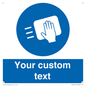 MH6165: Custom Disinfect Sign
