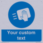 MH6165: Custom Disinfect Sign