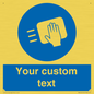 MH6165: Custom Disinfect Sign