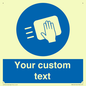 MH6165: Custom Disinfect Sign