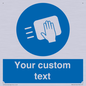 MH6165: Custom Disinfect Sign