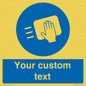 MH6165: Custom Disinfect Sign