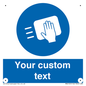 MH6165: Custom Disinfect Sign