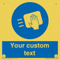 MH6165: Custom Disinfect Sign