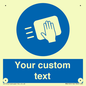 MH6165: Custom Disinfect Sign