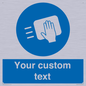 MH6165: Custom Disinfect Sign
