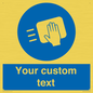MH6165: Custom Disinfect Sign