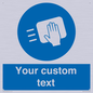 MH6165: Custom Disinfect Sign