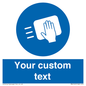 MH6165: Custom Disinfect Sign