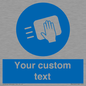 MH6165: Custom Disinfect Sign