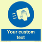MH6165: Custom Disinfect Sign